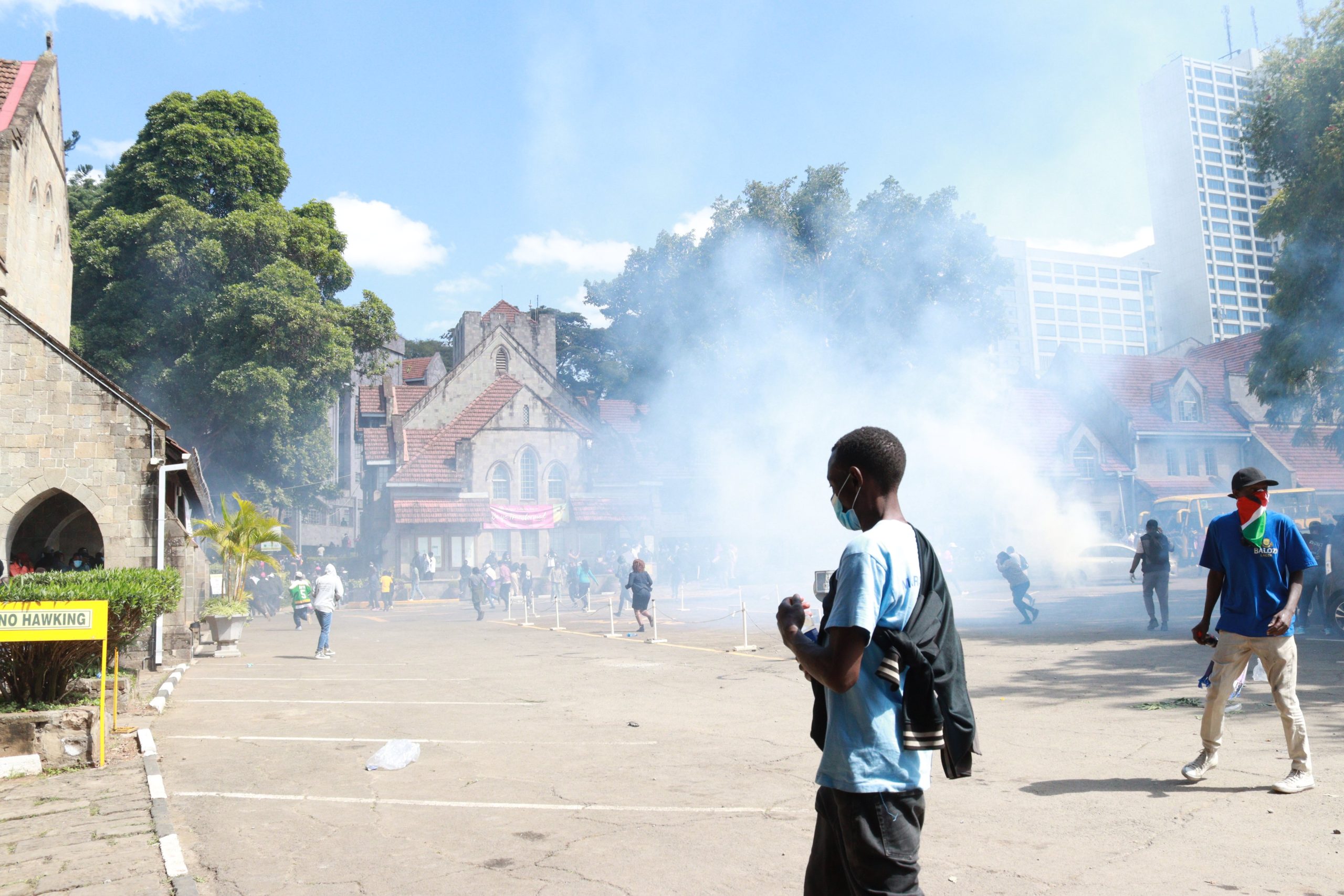 Court bars police from teargassing people taking refuge in closed spaces during protests